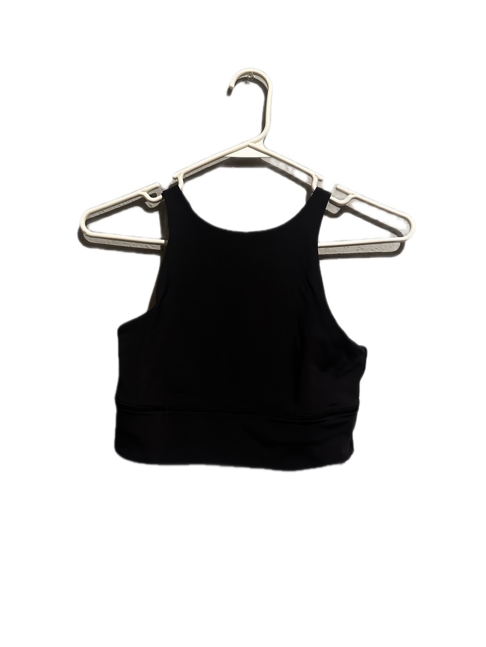 lululemon athletica Black High Neck Crop Top
